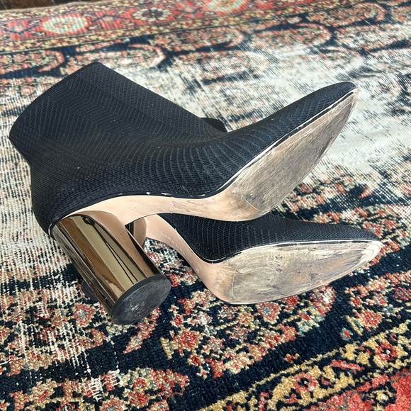 Black and chrome heel slip boot - Picture 2 of 4